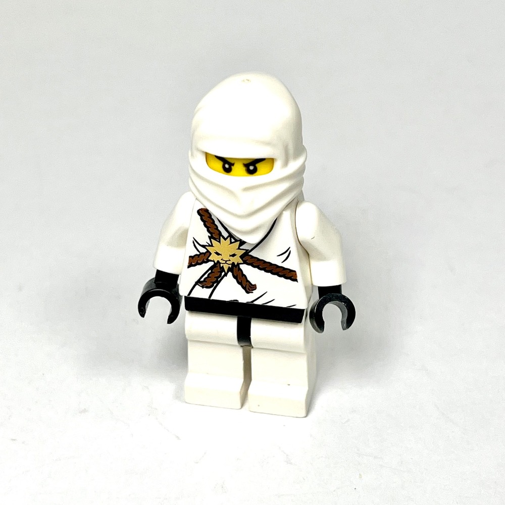 LEGO Ninjago Zane Minifigure njo001 Fire Temple 2507 Spinjitzu Dojo 2504 Figure